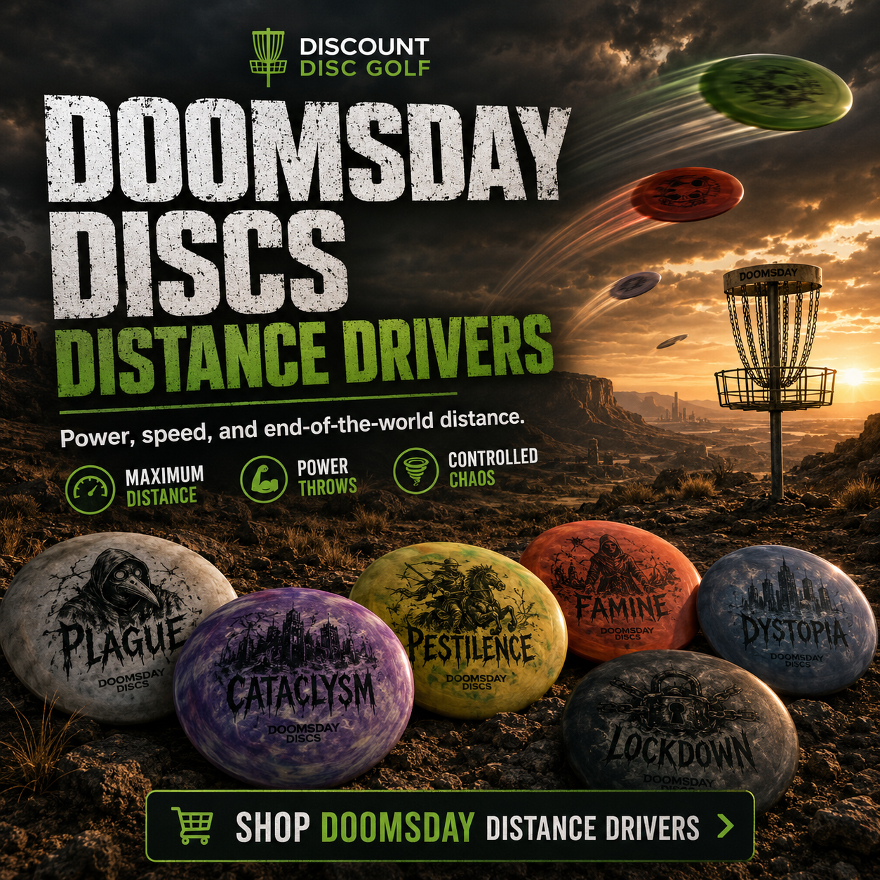 Shop DDG Doomsday Discs Distance Drivers