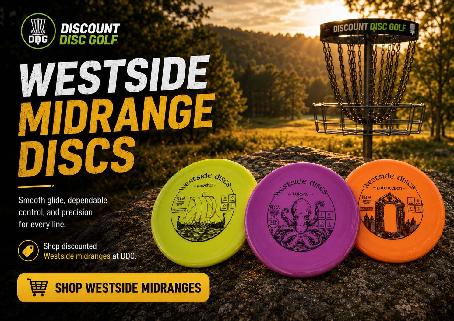 Shop DDG Westside Midrange Discs