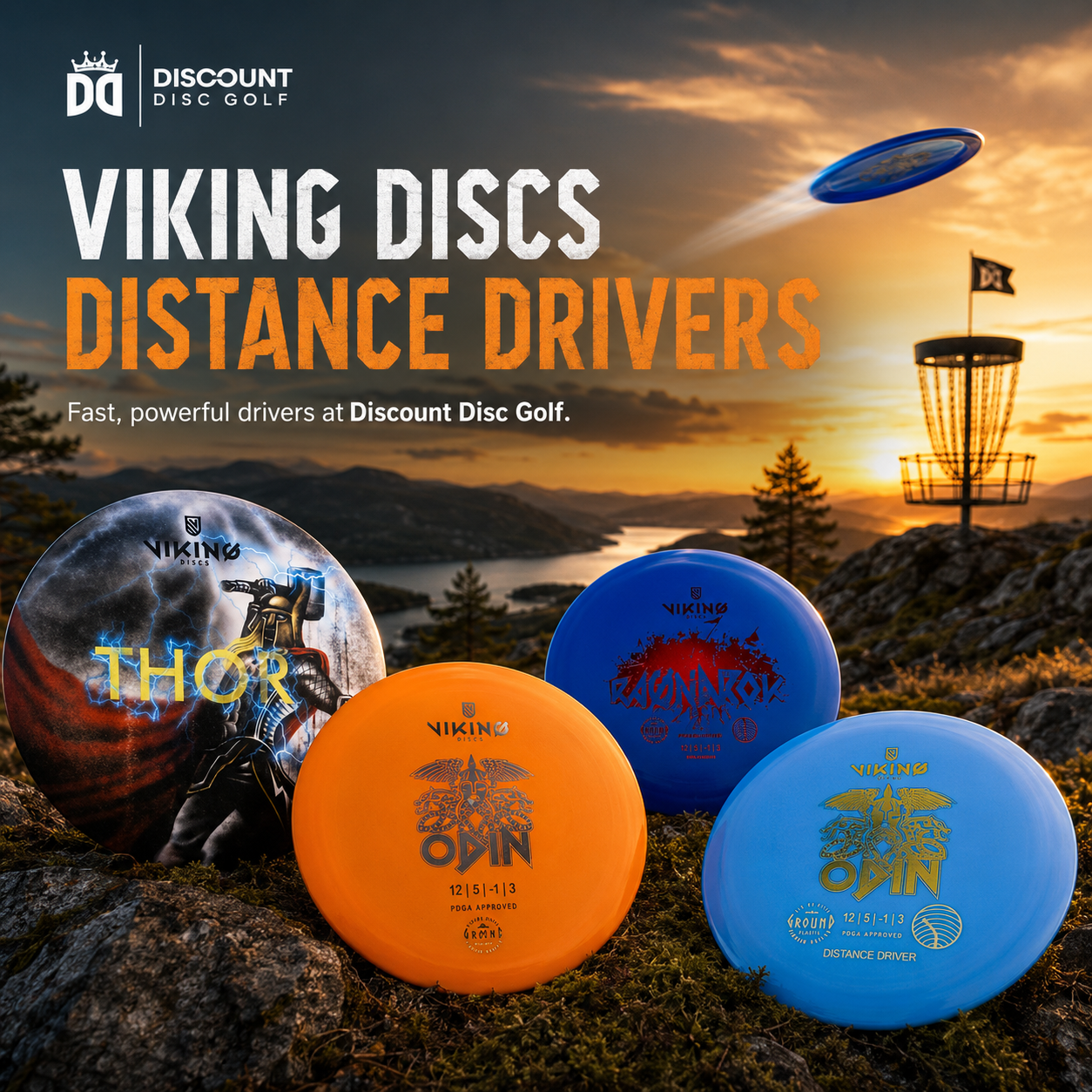 Shop DDG Viking Discs Distance Drivers