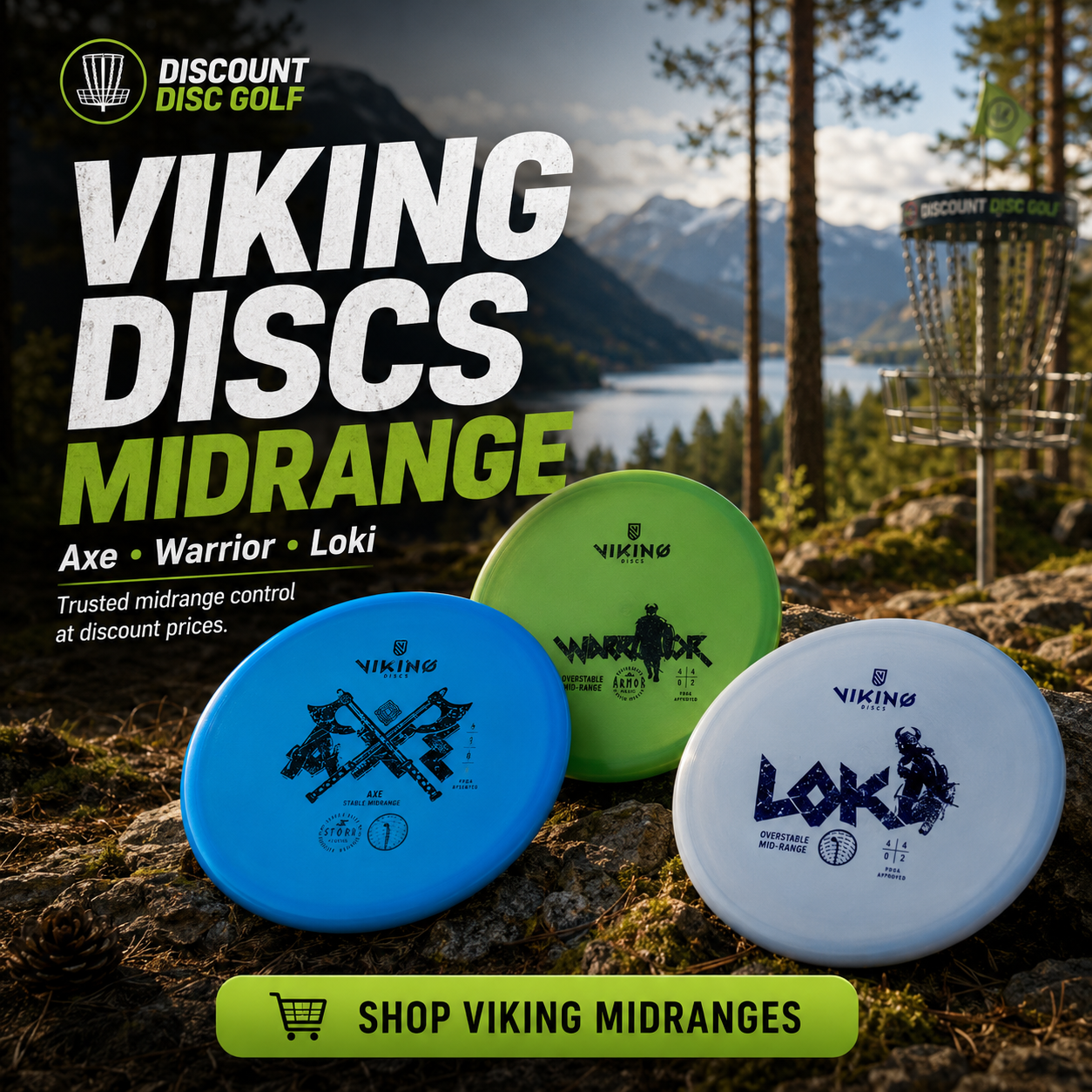 Shop DDG Viking Discs Midrange