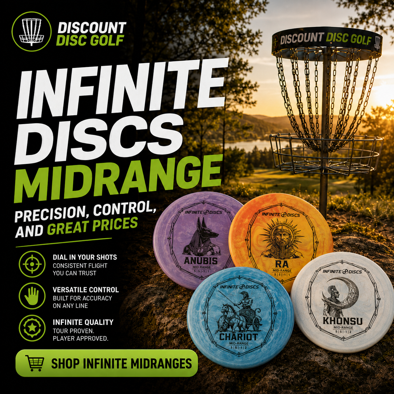 Shop DDG Infinite Discs Midrange Discs