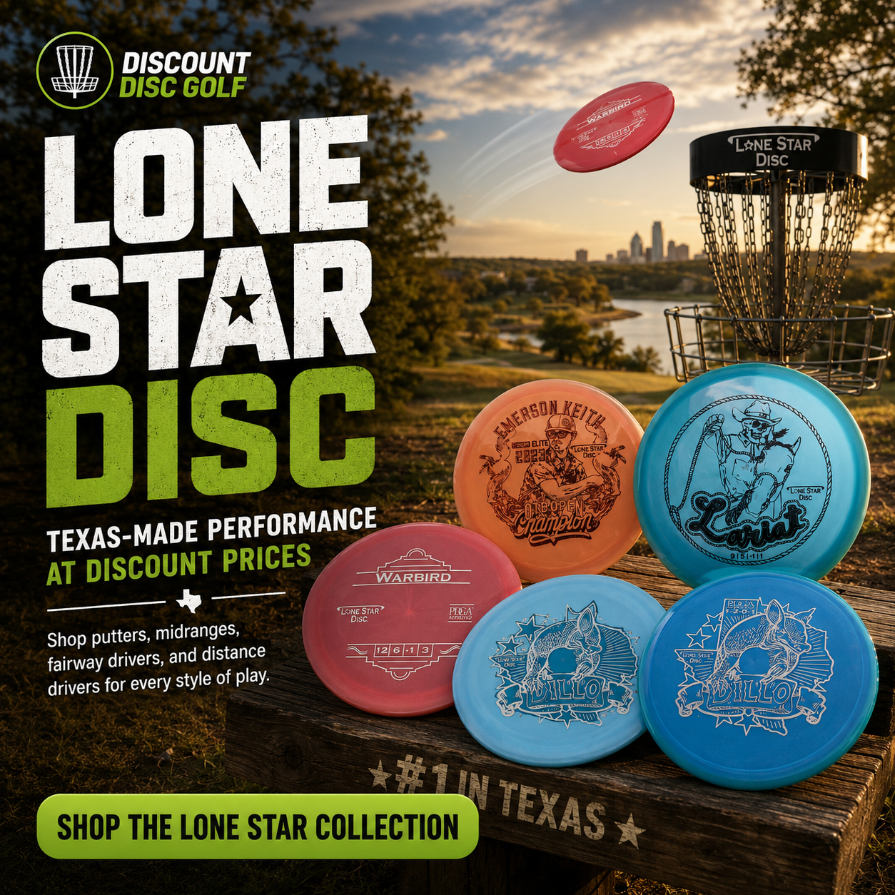 Shop DDG Lone Star Discs