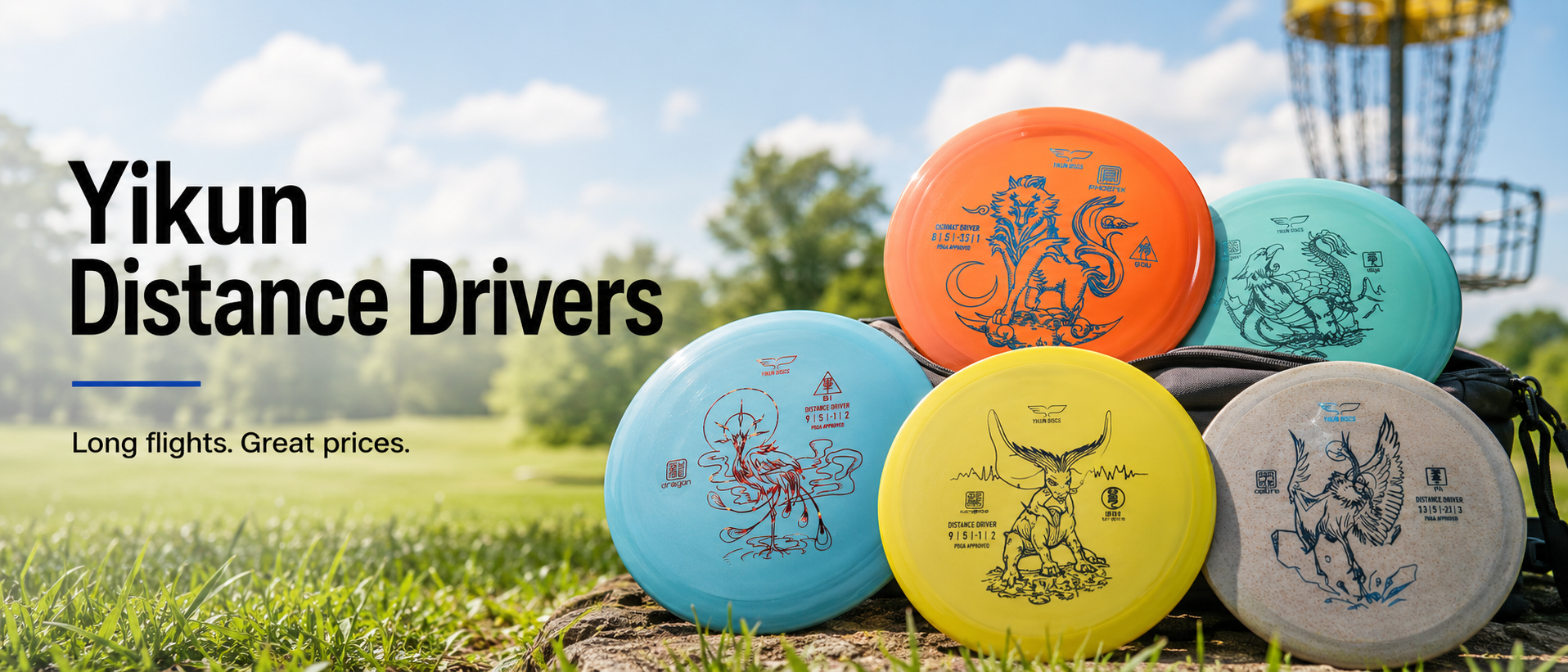 Shop DDG Yikun Distance Driver Discs