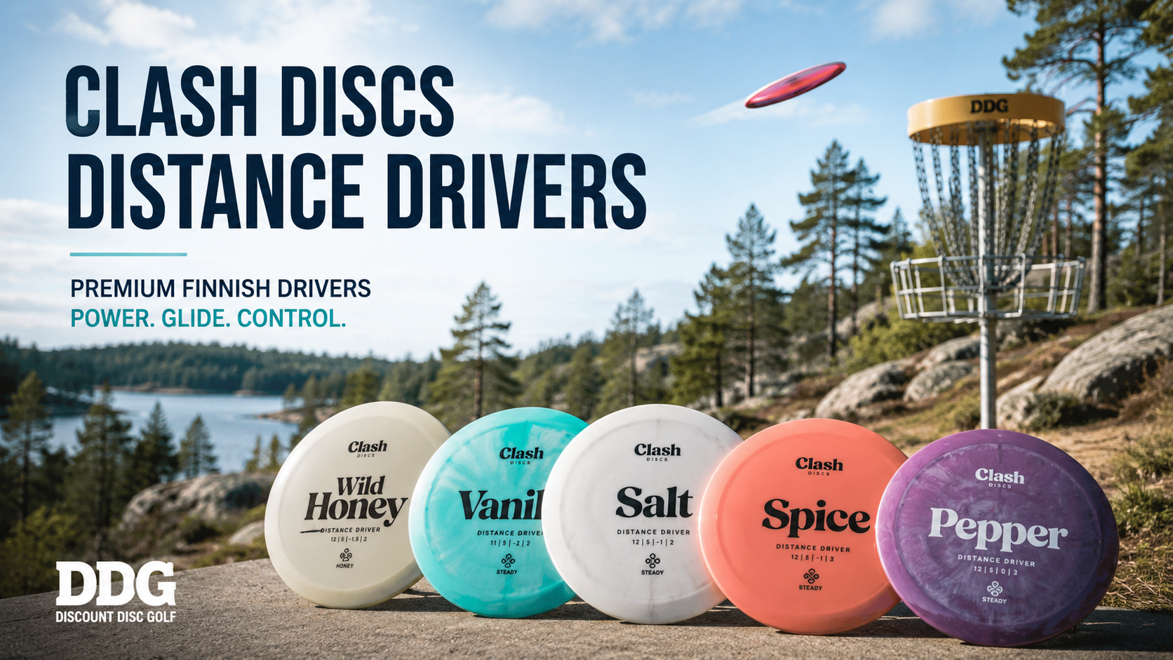 Shop DDG Clash Discs Distance Drivers
