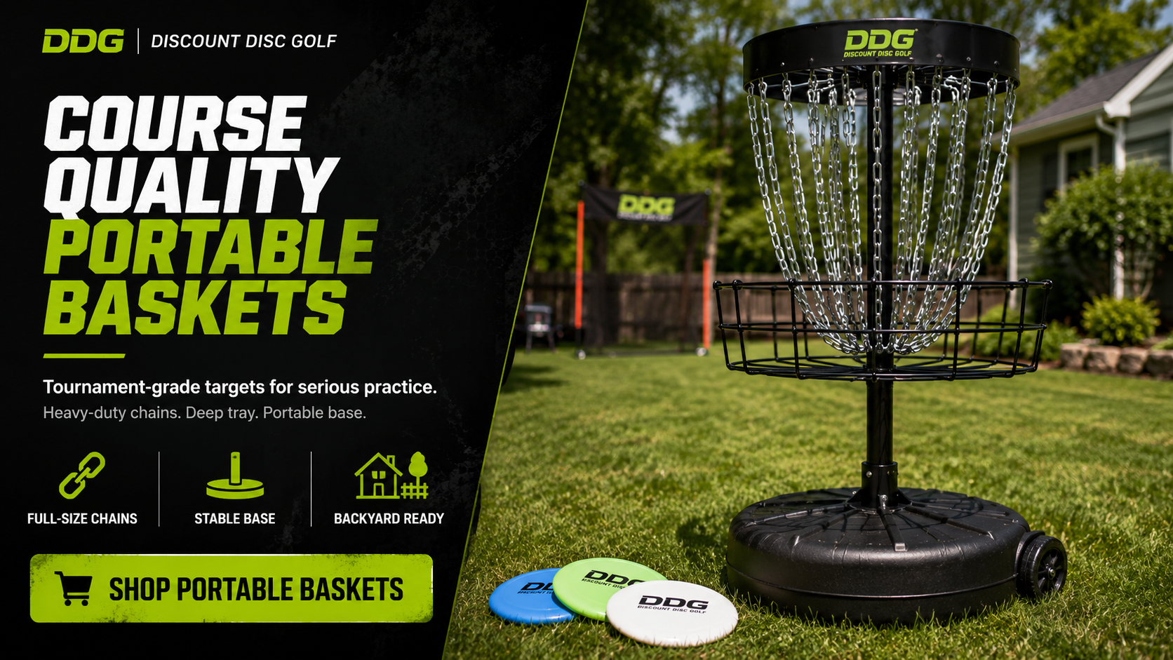 Shop Course Quality Portable Baskets at DDG