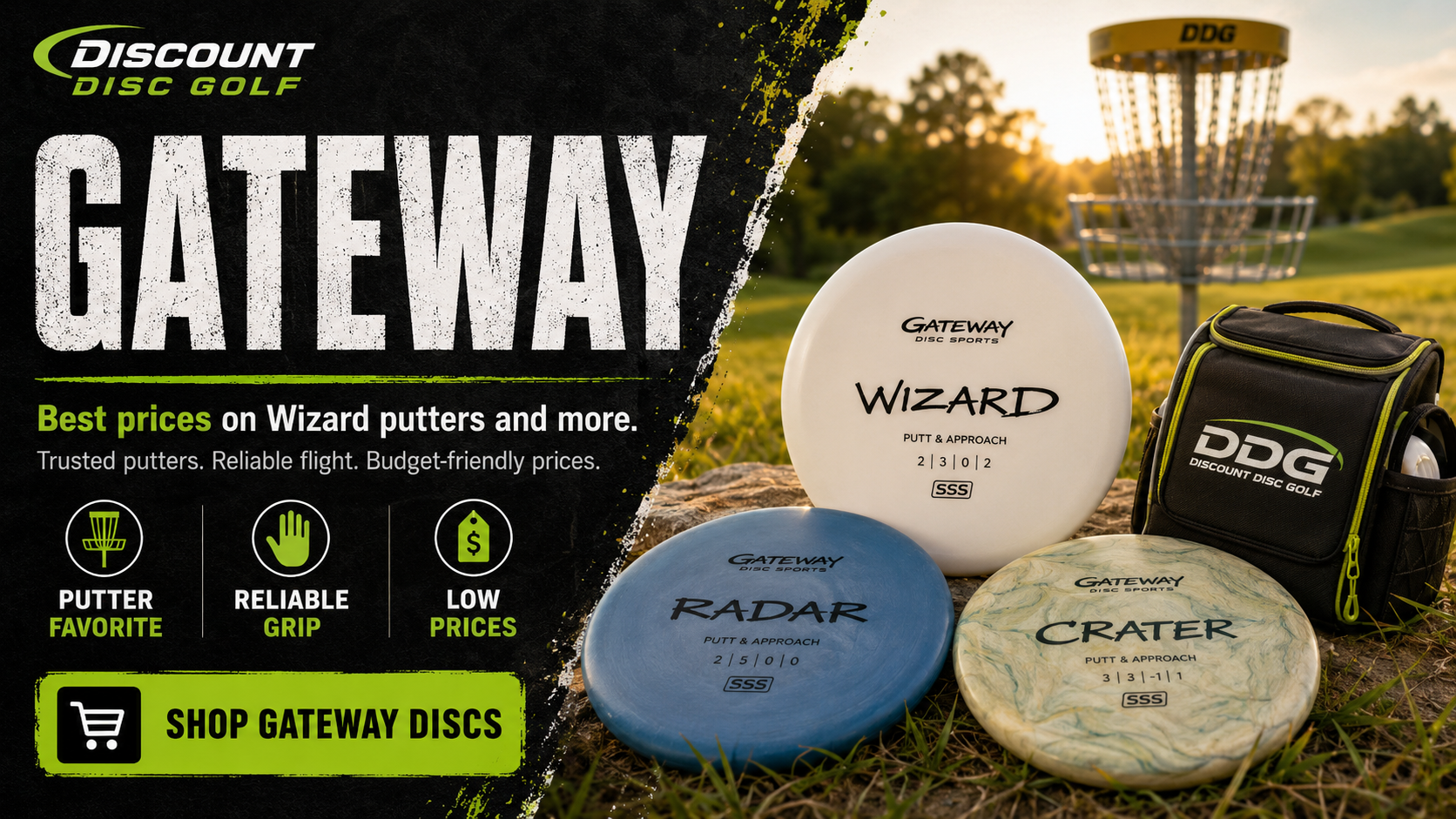 Shop Gateway Disc Golf Discs | Best Prices on Wizard Putters