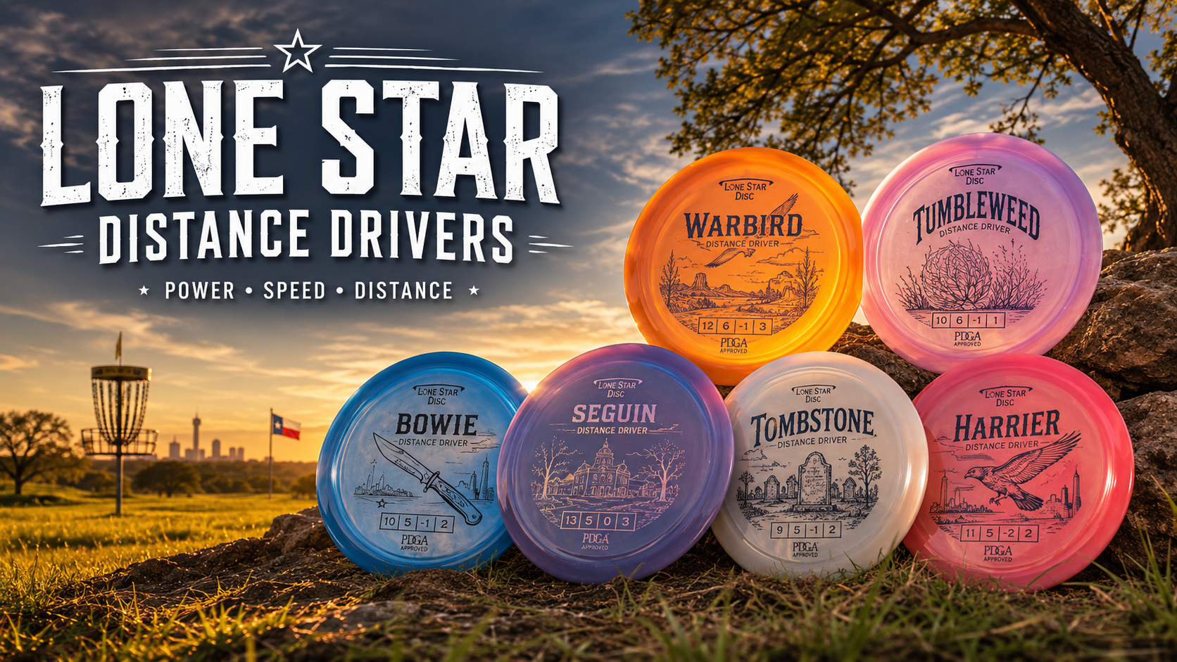 Shop Lone Star Distance Driver Discs at DDG