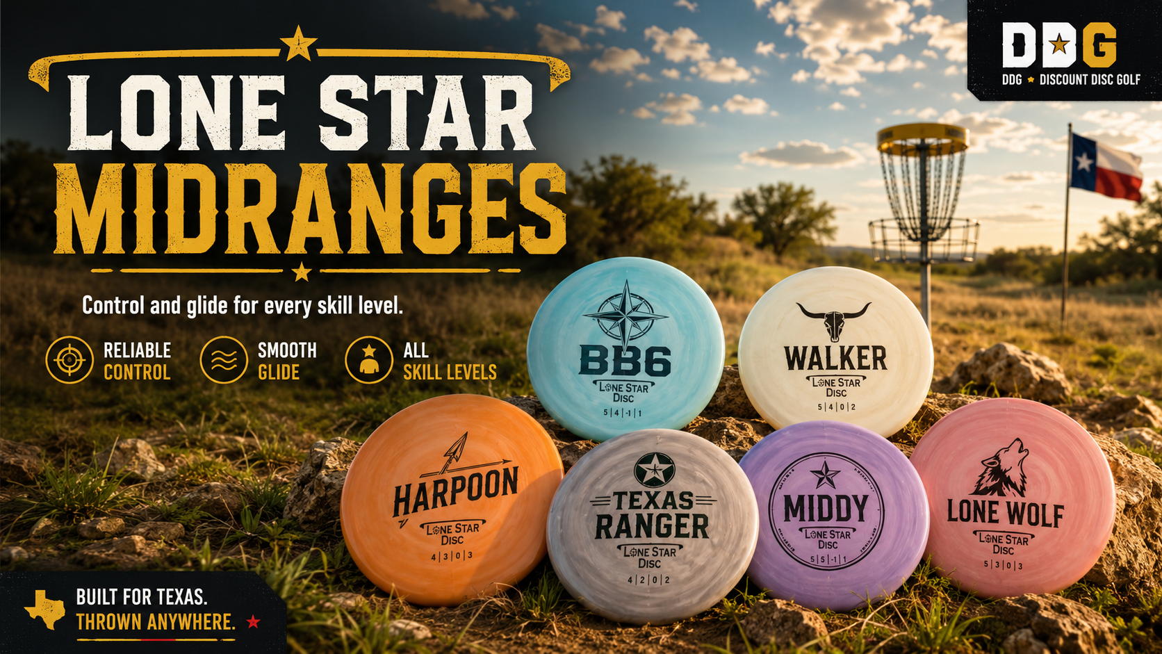 Shop Lone Star Midranges Discs at DDG