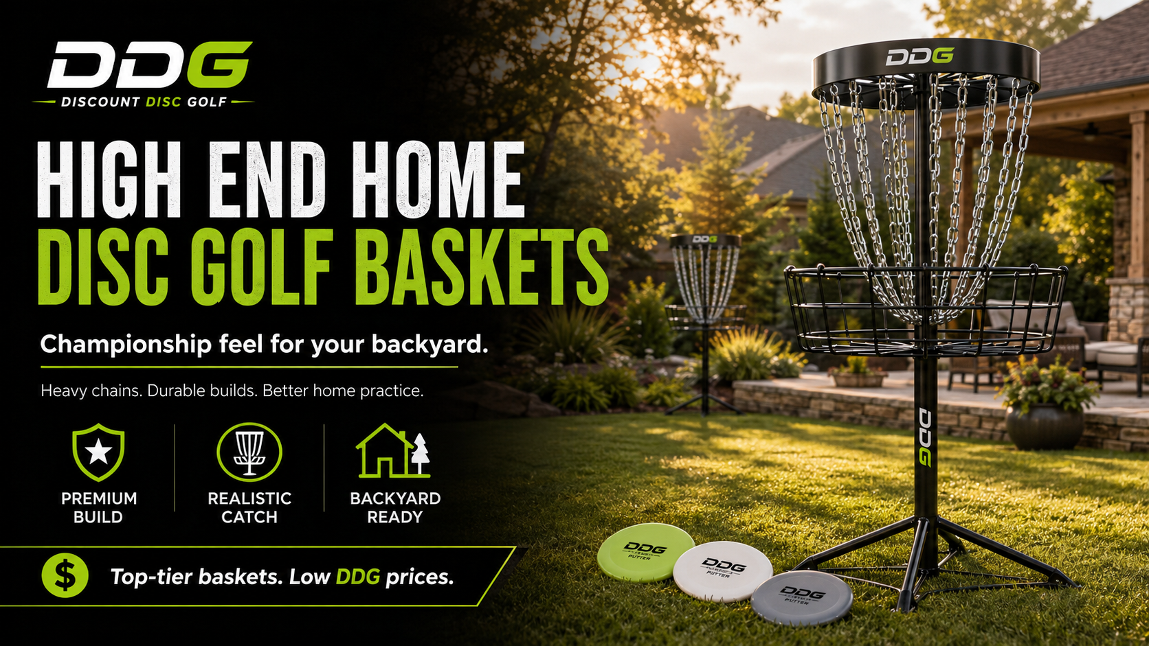 Shop High End Home Disc Golf Baskets