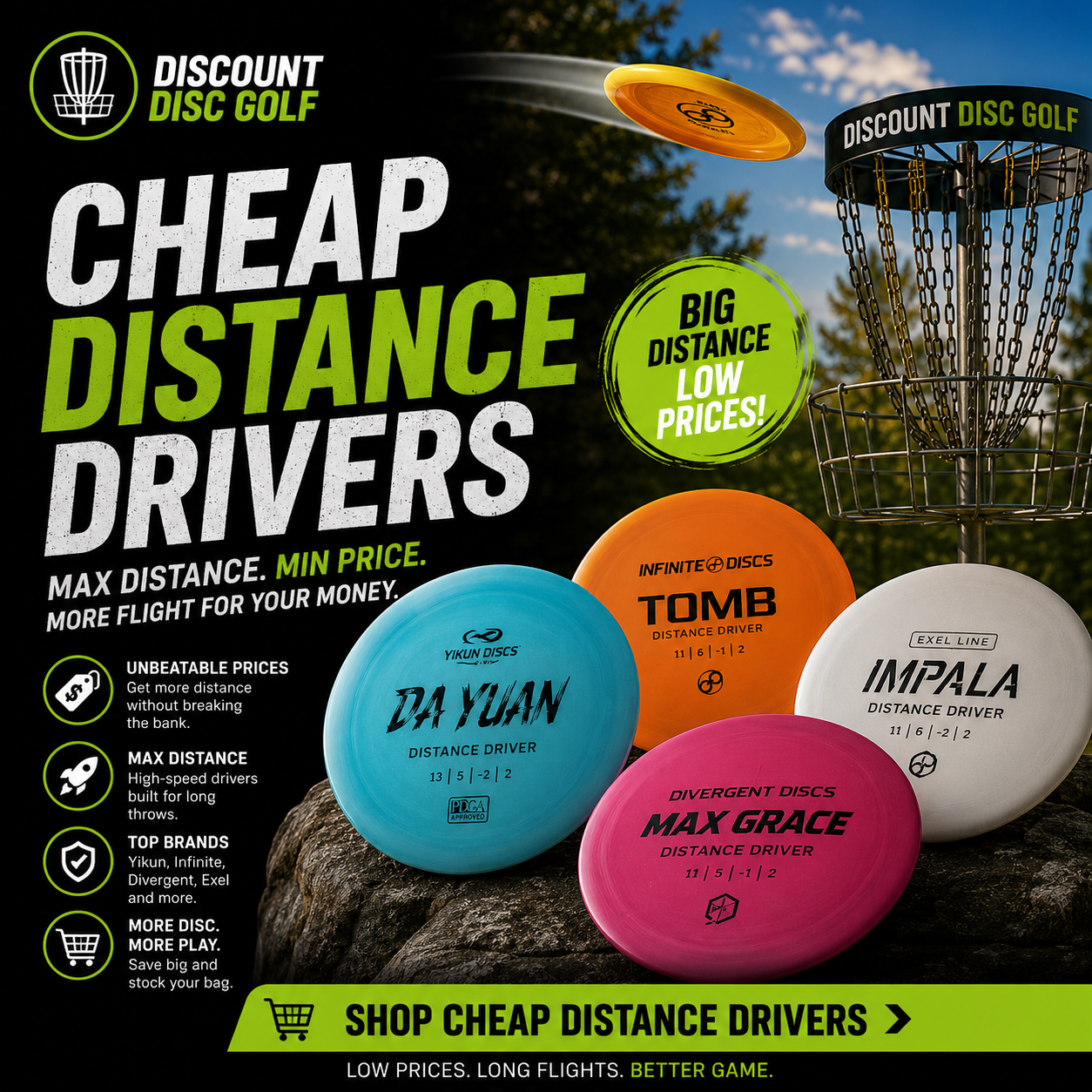 Shop Cheap Distance Drivers