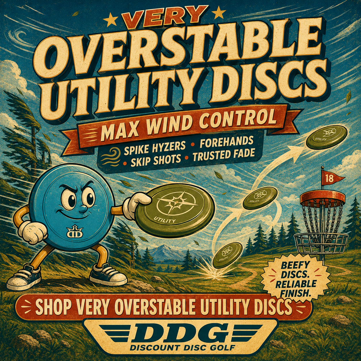 Shop Very Overstable Utility Disc Golf Discs