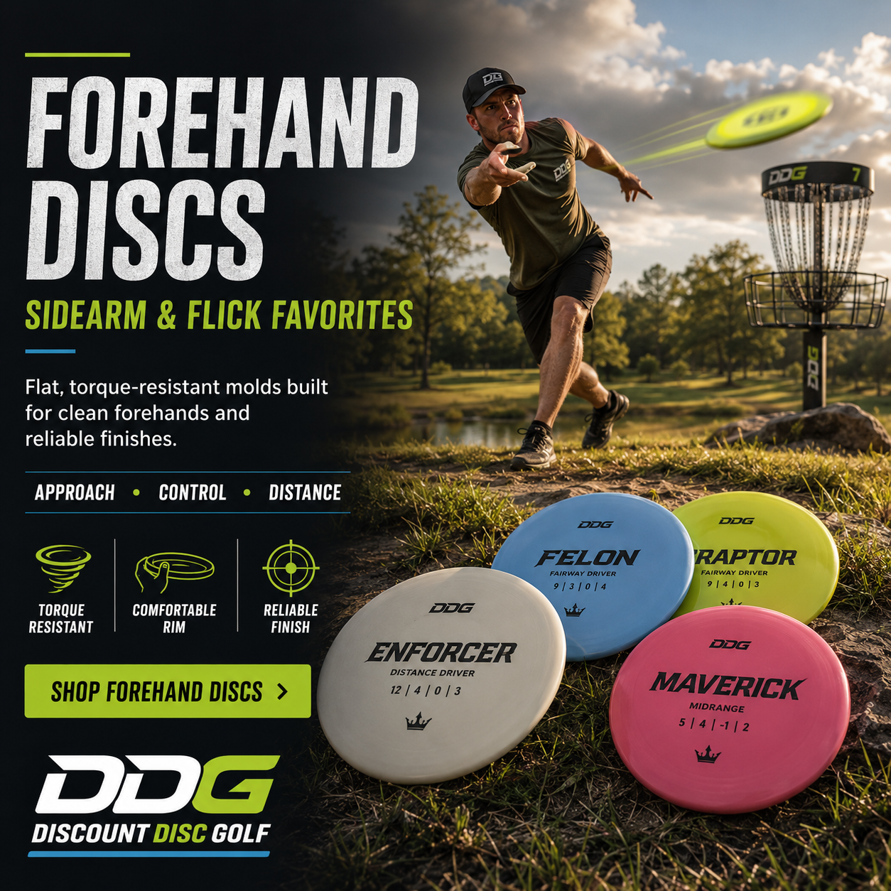 Shop Forehand Discs Golf Discs