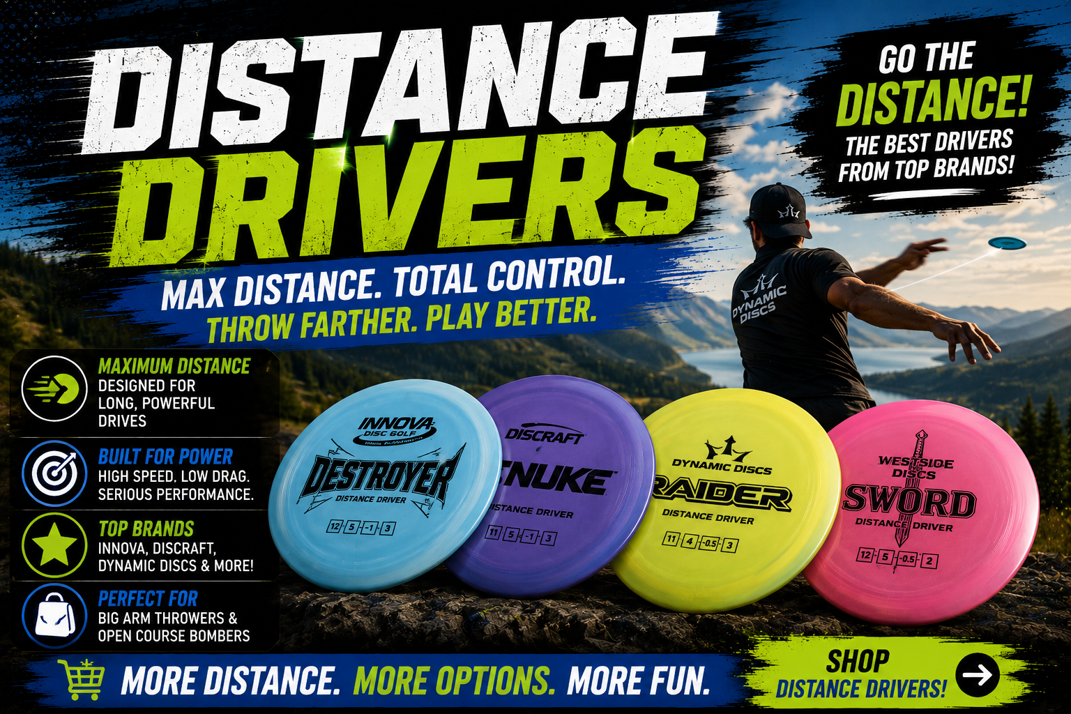 Shop Distance Drivers Discs