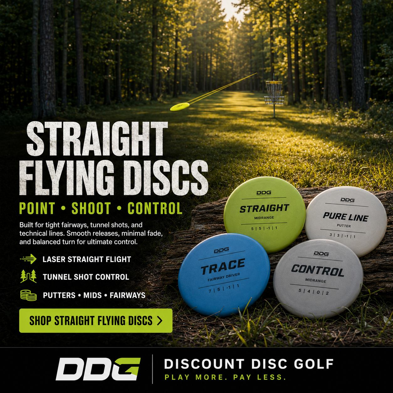 Shop Straight Flying Disc Golf Discs