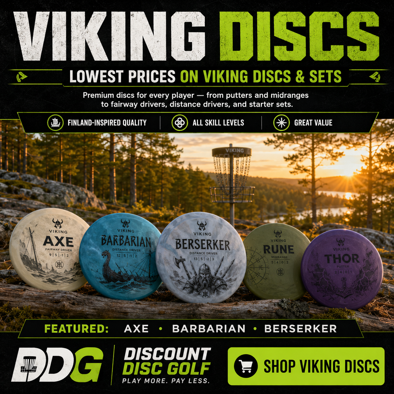 Shop DDG Viking Discs Golf