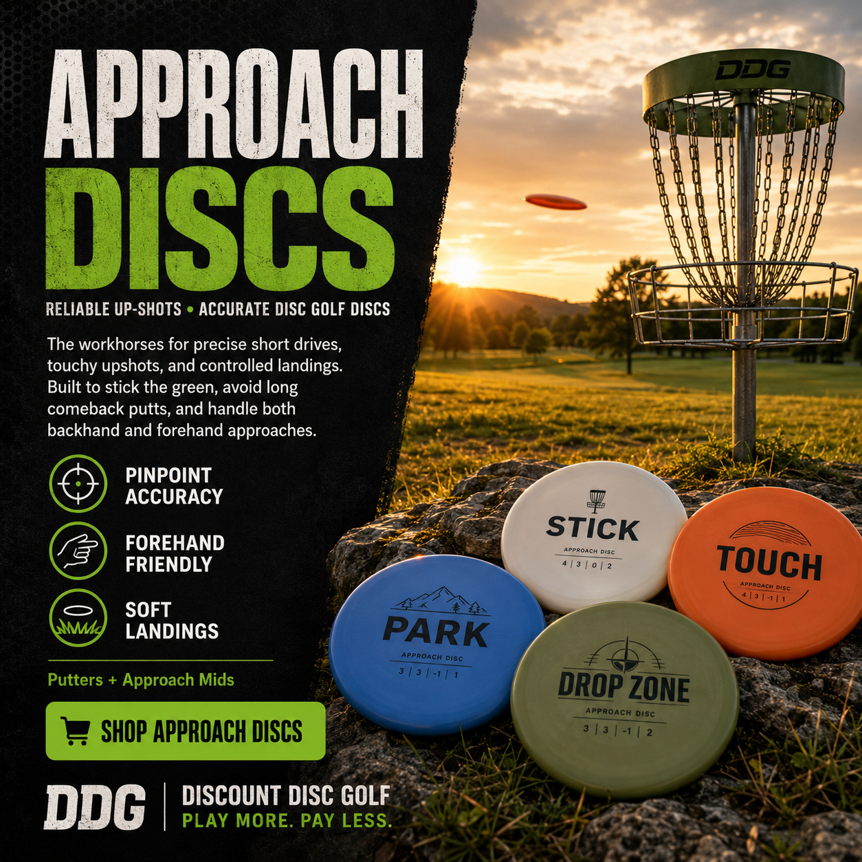Approach Discs | Reliable Up-Shots & Accurate Disc Golf Discs