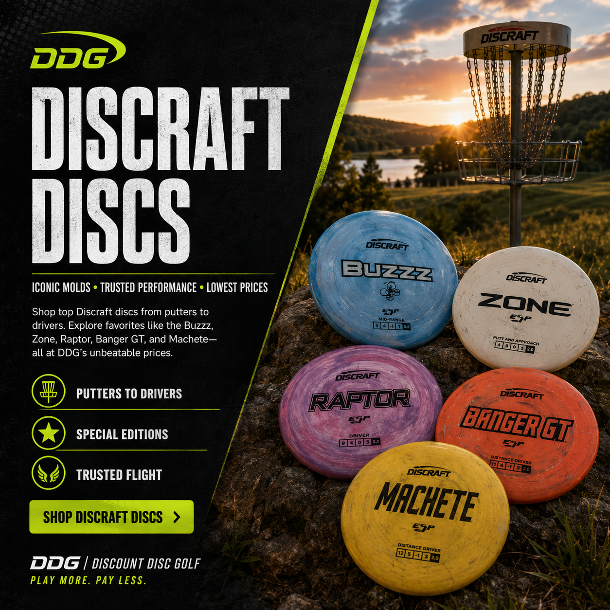 Shop DDG Discraft Discs Golf Disc