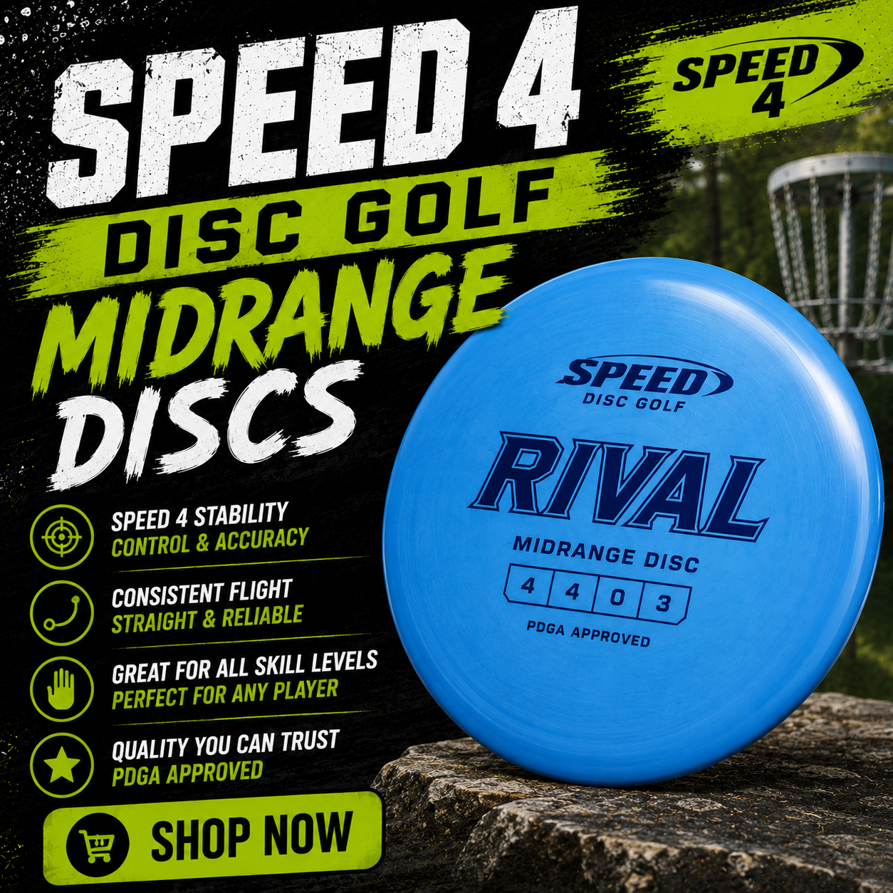 Shop DDG Speed 4 Disc Golf Midrange Discs