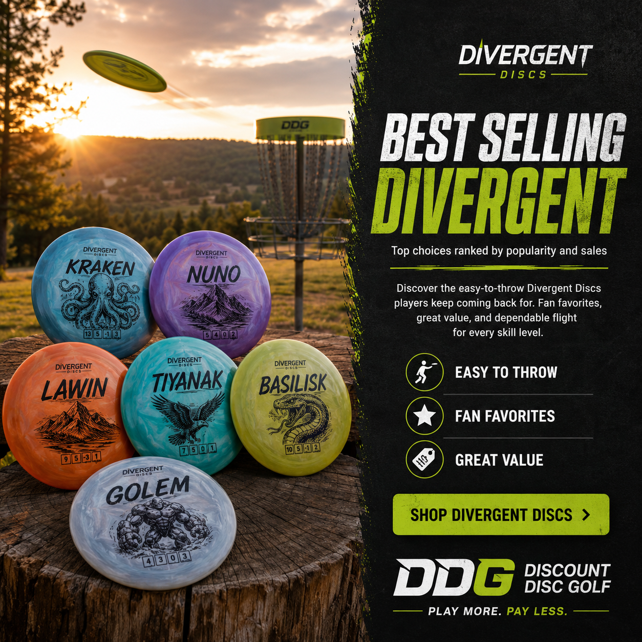 Shop Best Selling Divergent Discs