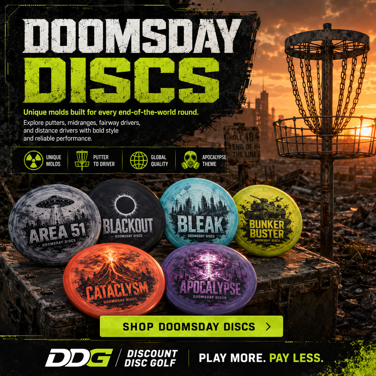 Shop DDG Doomsday Discs Gold Disc