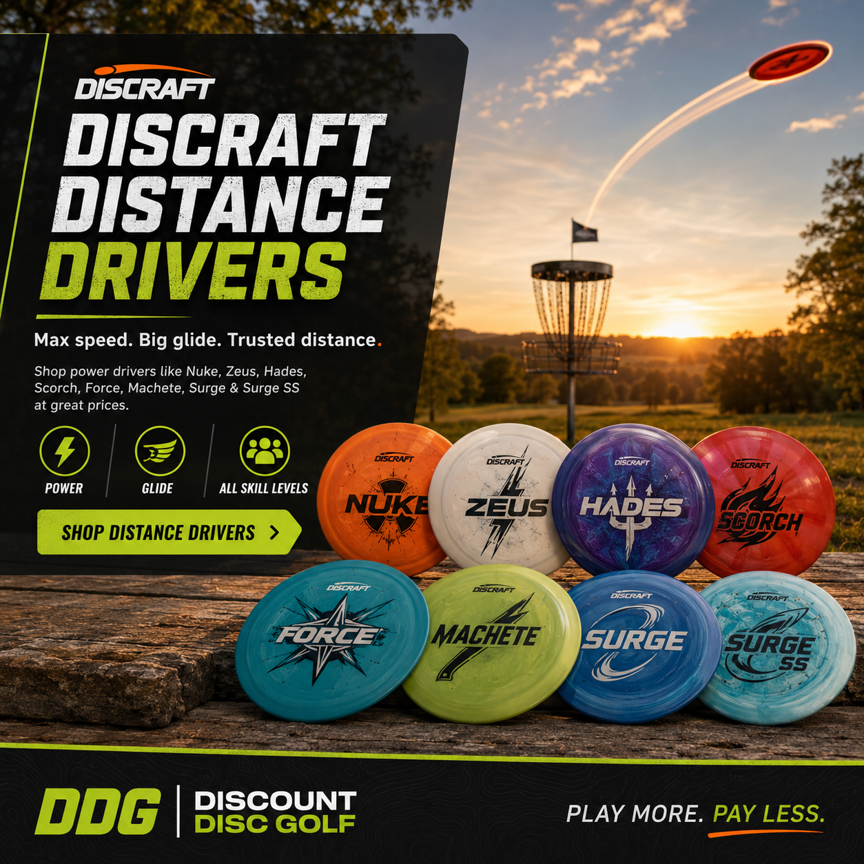 Shop DDG Discraft Distance Drivers Discs