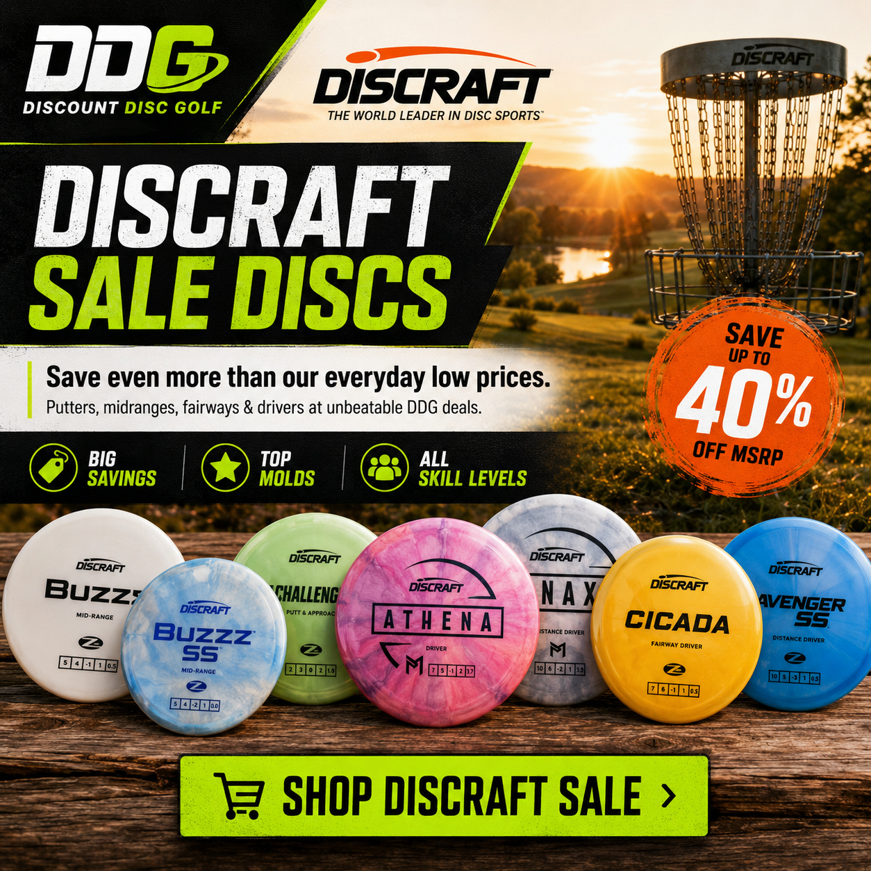 Shop DDG Discraft Sale Discs