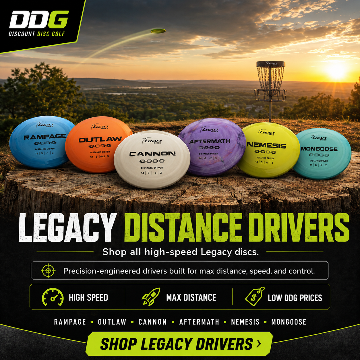 Shop DDG Legacy Distance Drivers Discs