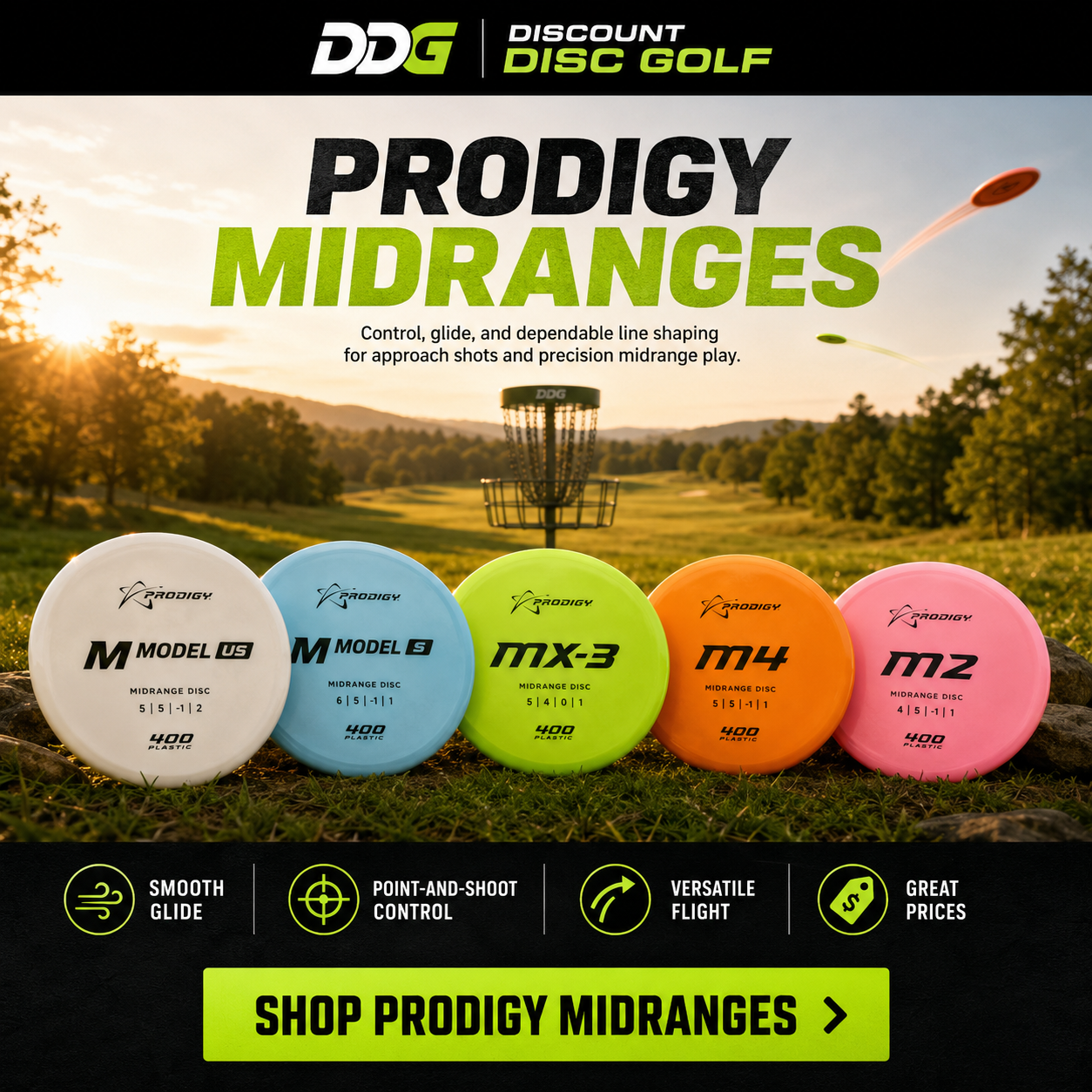 Shop DDG Prodigy Midranges Disc Golf