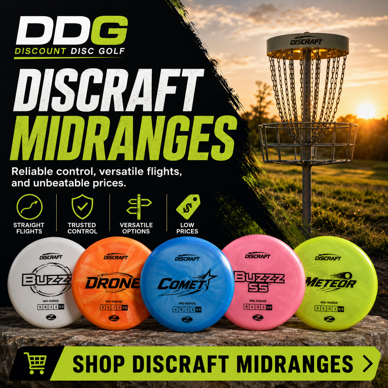 Shop DDG Discraft Midranges Discs