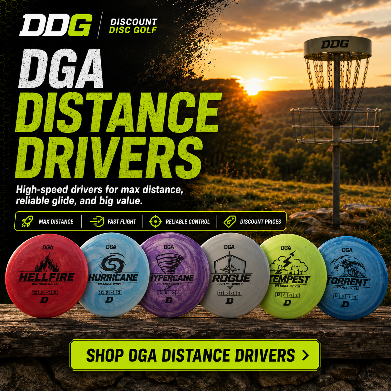 Shop DDG DGA Distance Drivers