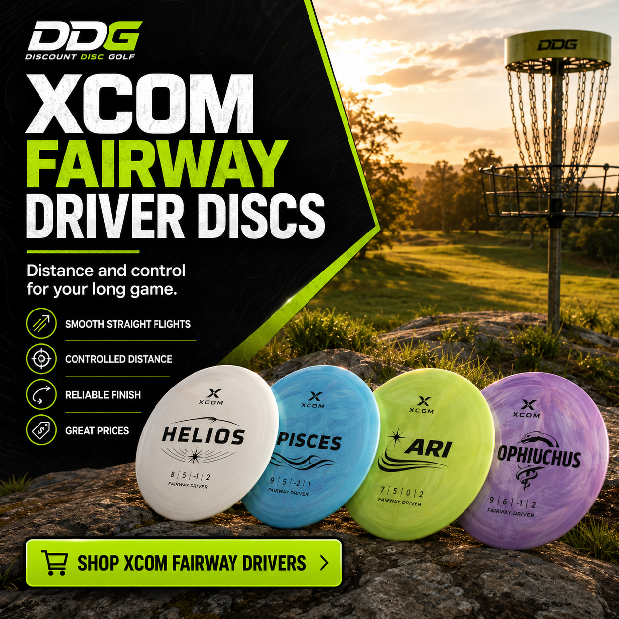 Shop DDG XCom Fairway Driver Discs