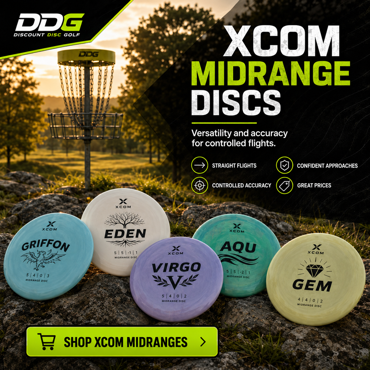 Shop DDG XCom Midrange Discs
