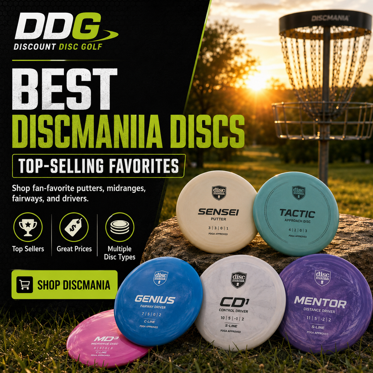 Shop DDG Best Discmania Discs
