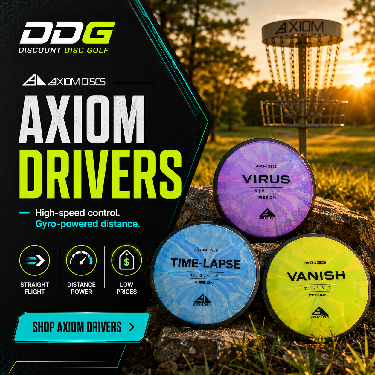Shop DDG Axiom Driver Discs