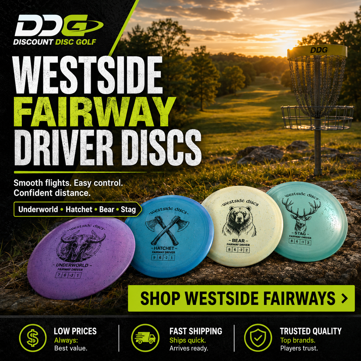 Shop DDG Westside Fairway Driver Discs