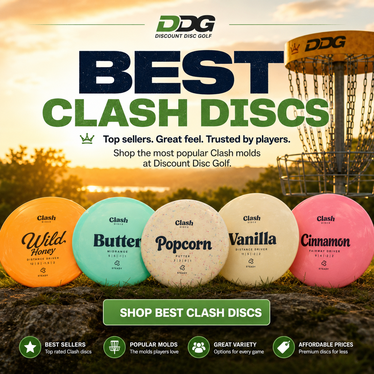 Shop DDG Best Clash Discs