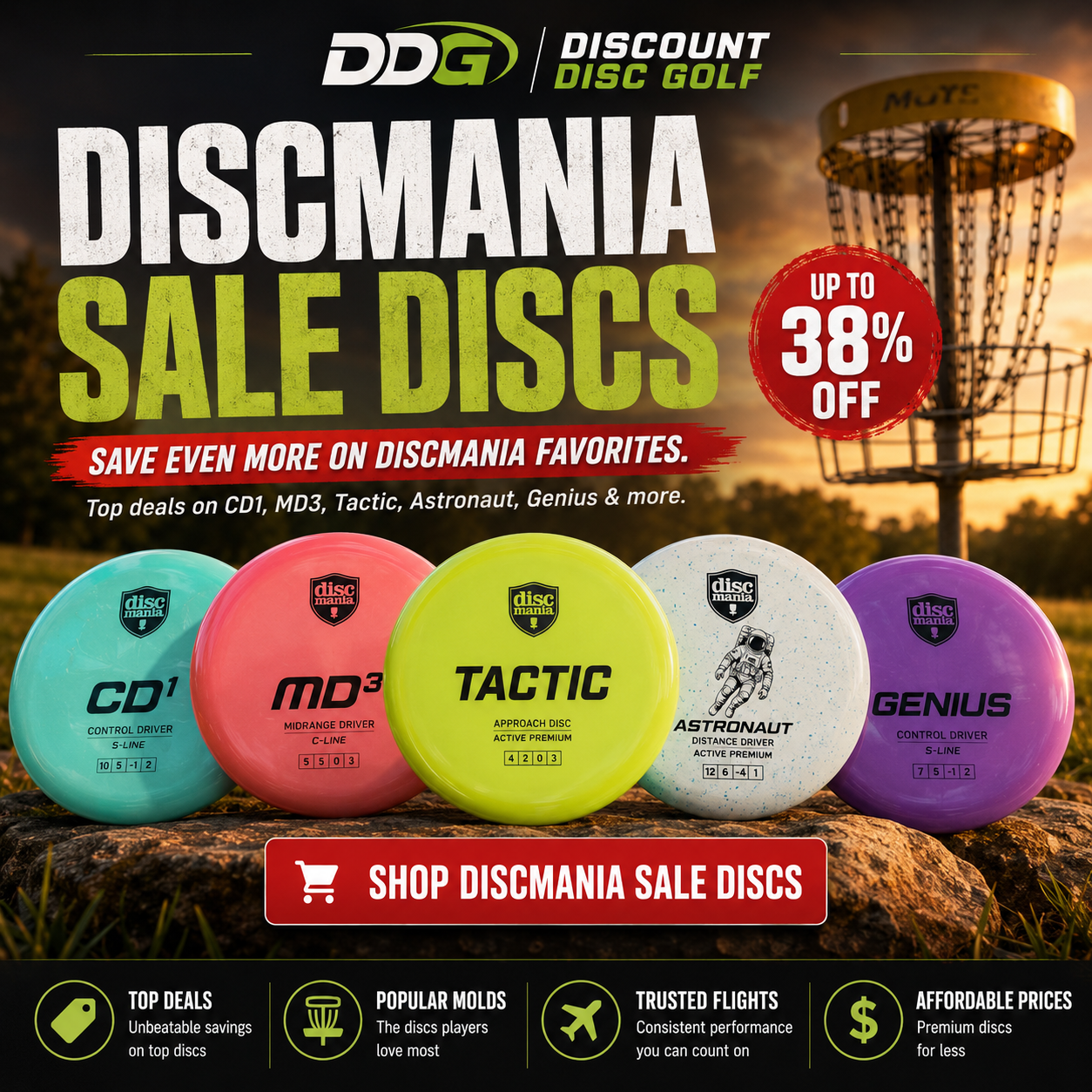 Shop DDG Discmania Sale Discs