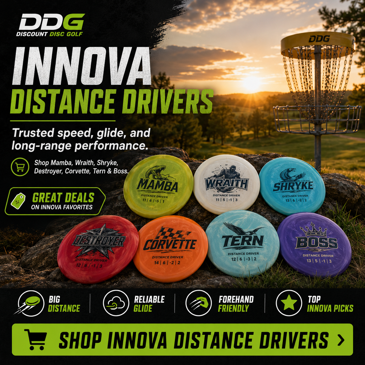 Shop DDG Innova Discs Distance Drivers