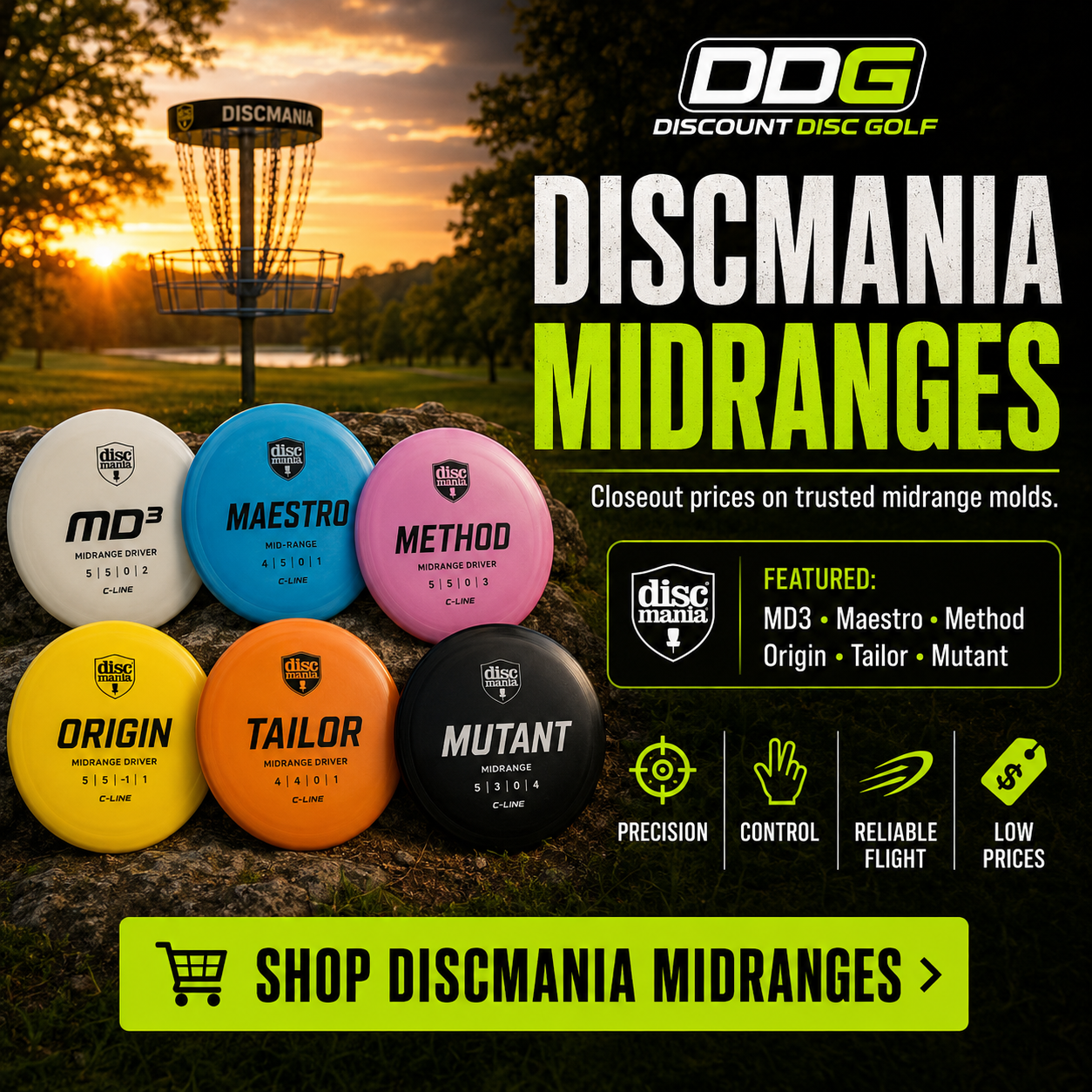 Shop DDG Discmania Midranges Discs