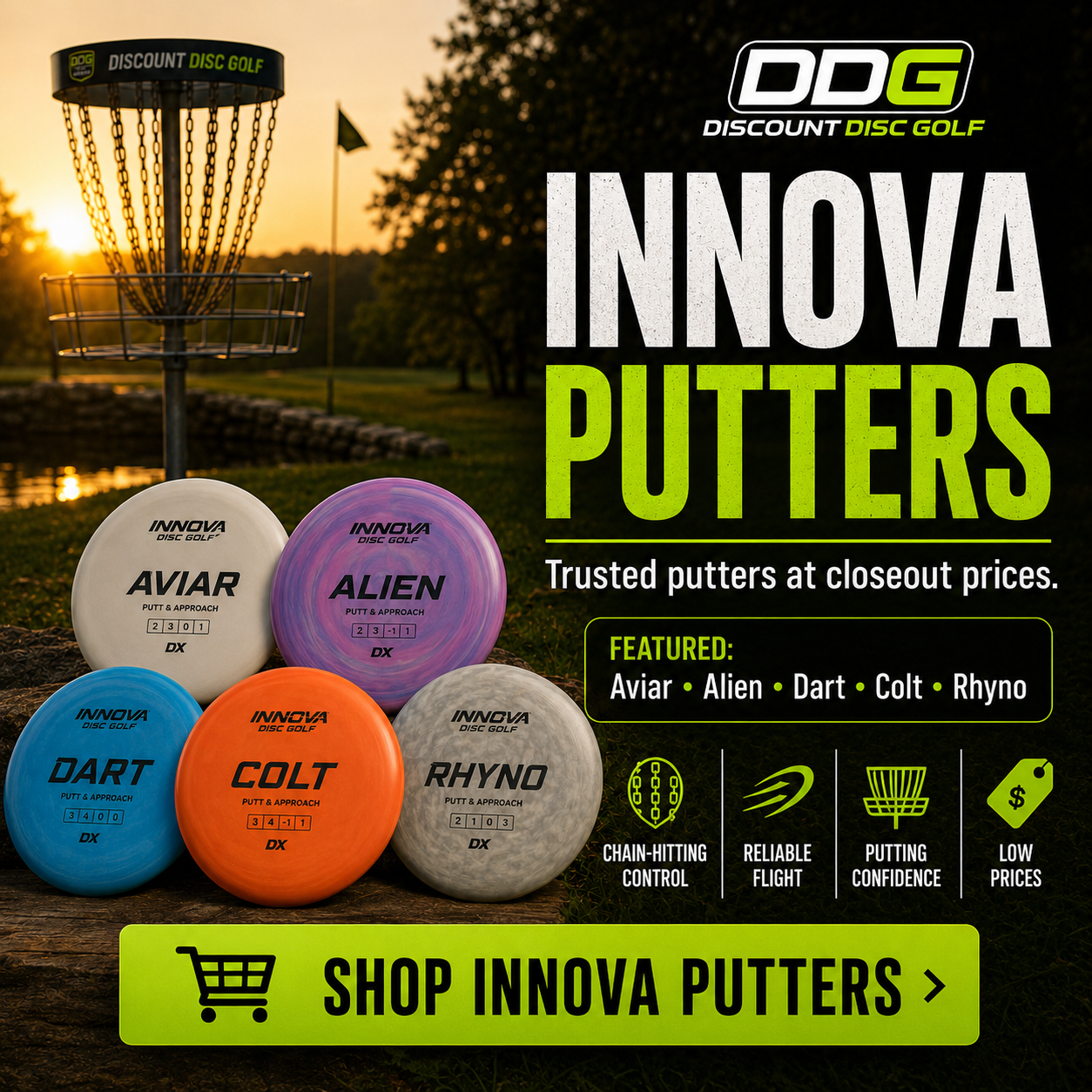 Shop DDG Innova Discs Putters