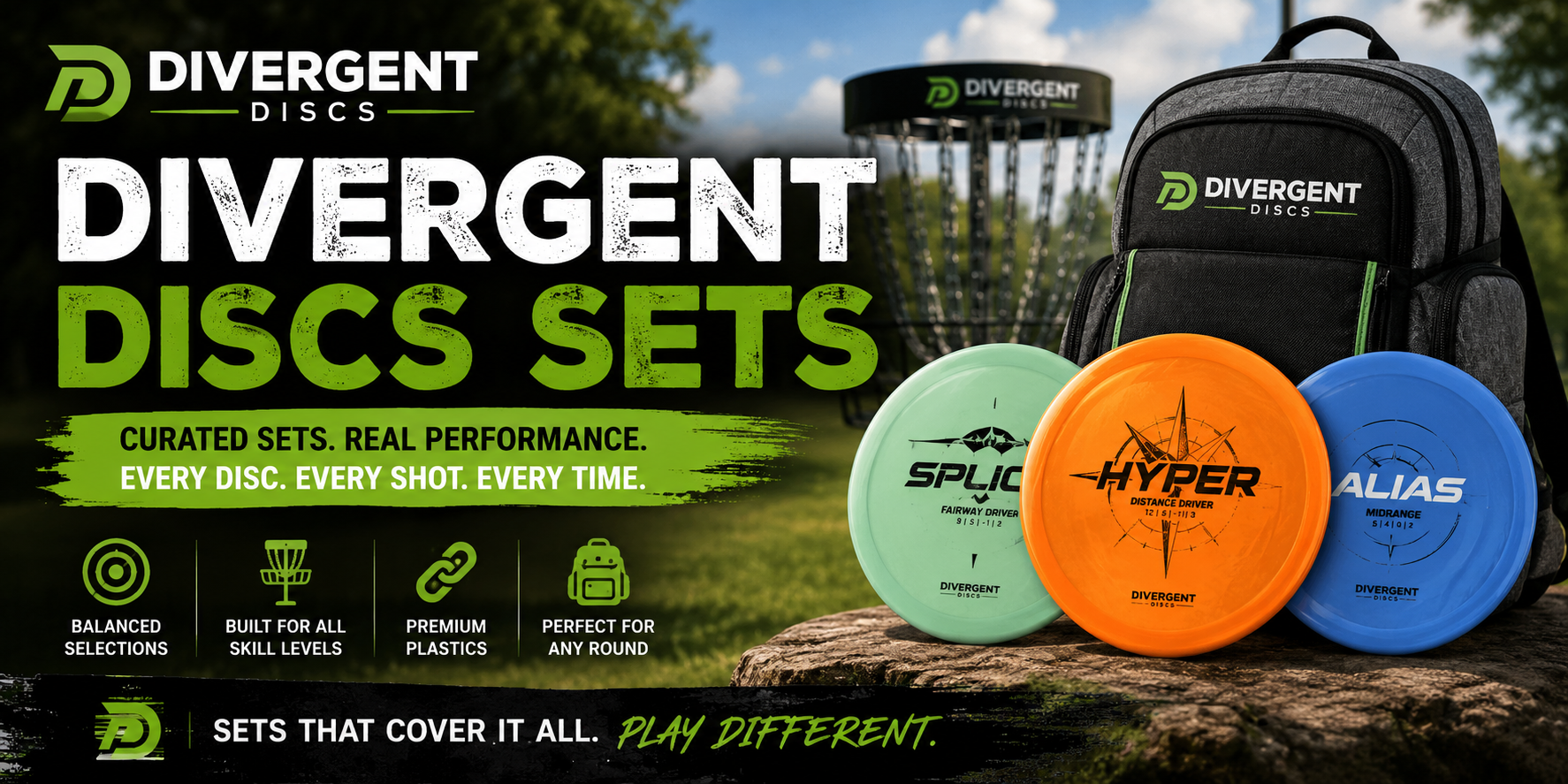 Divergent Discs Sets