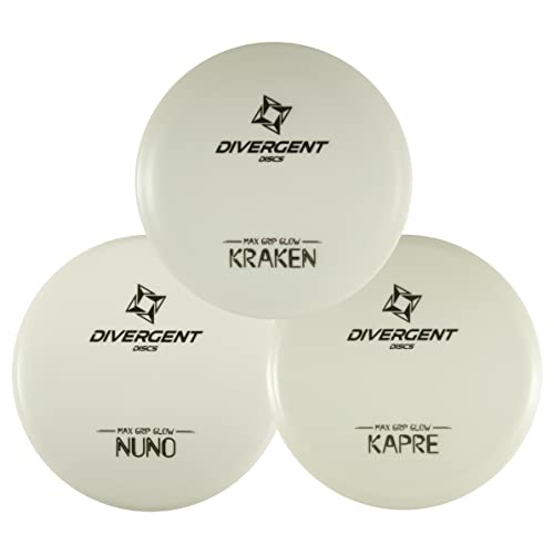 Divergent Discs Kraken, Nuno, and Kapre discs