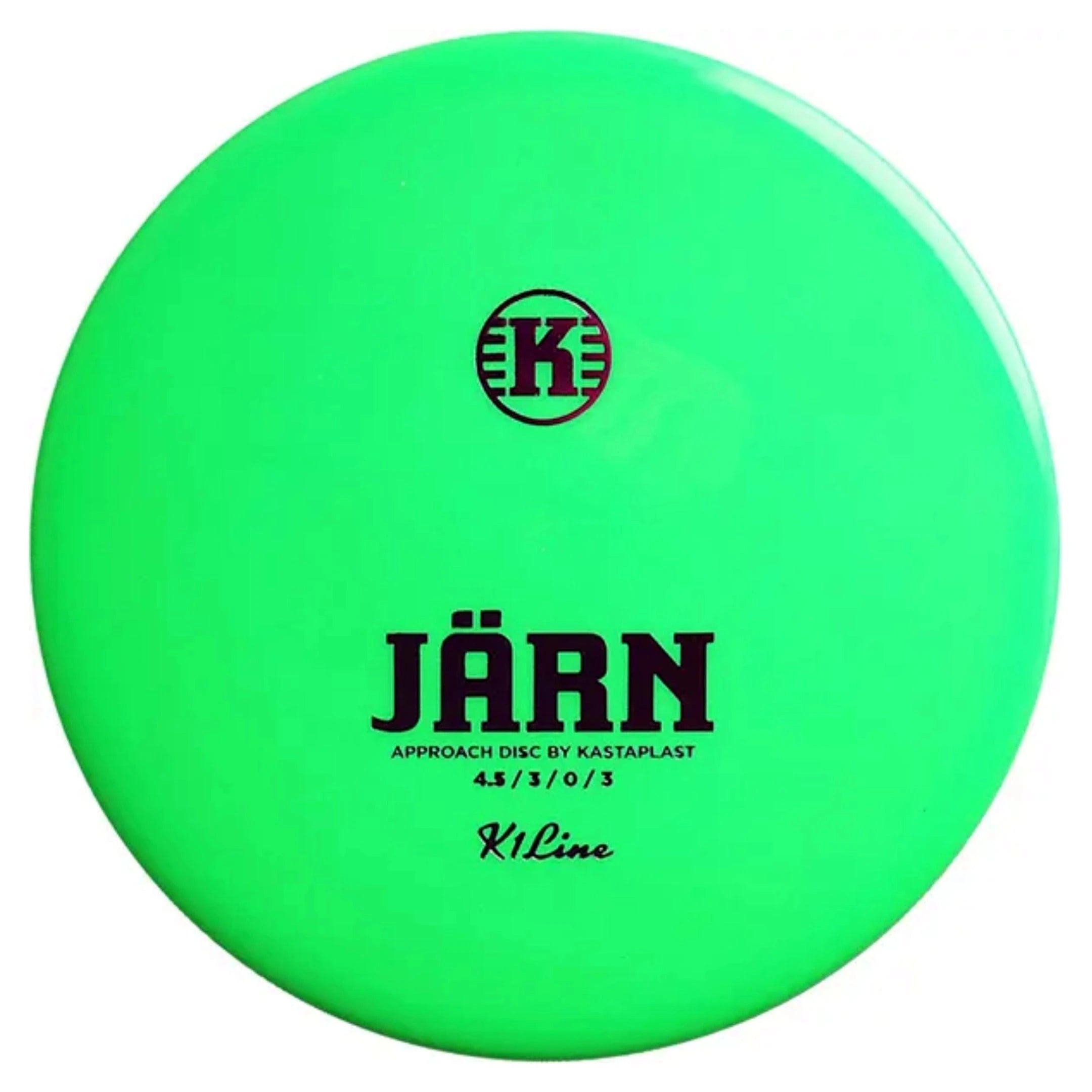 Kastaplast Jarn Overstable Putter Disc Golf in K1 Line Plastic