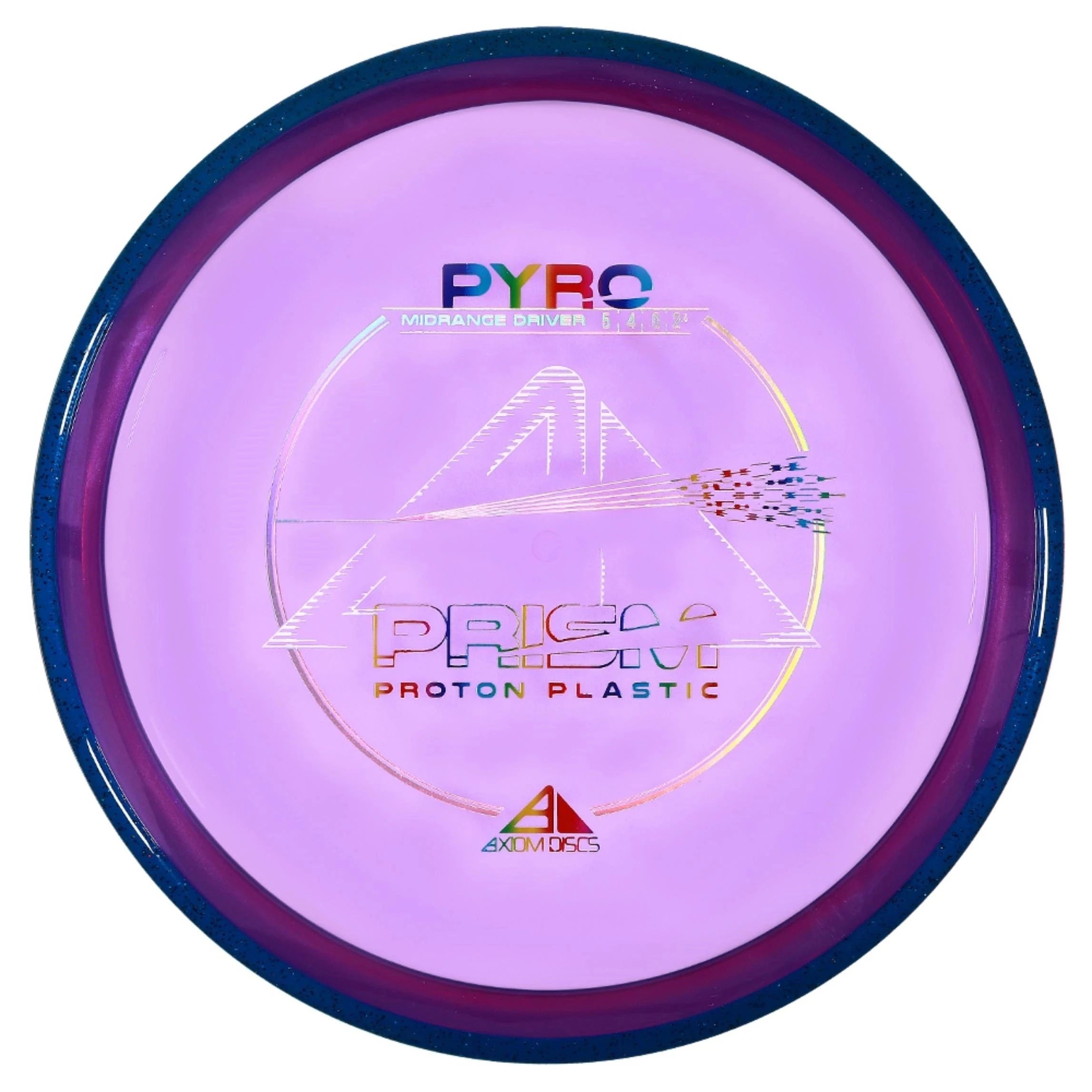 Purple Axiom Pyro disc golf disc.