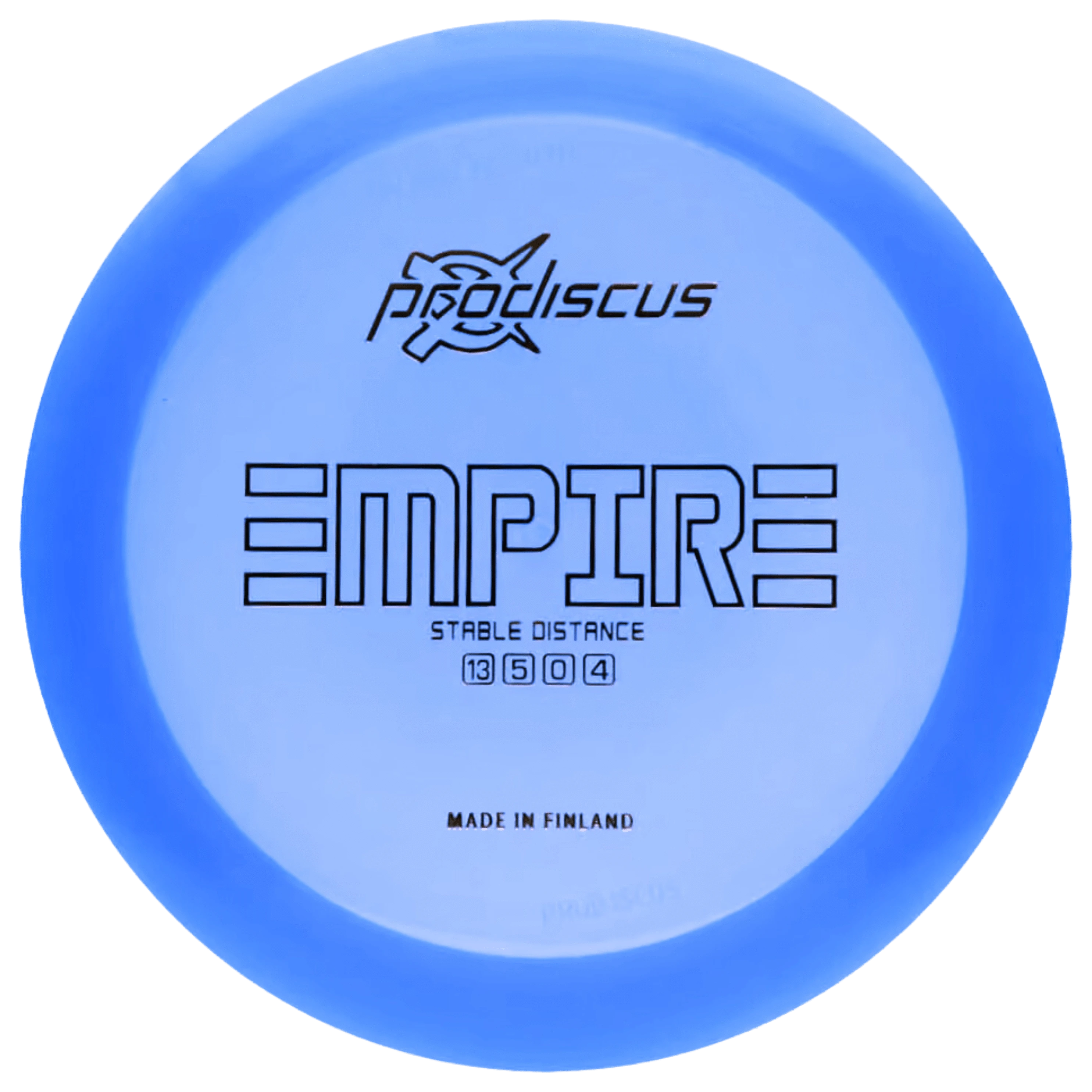 Blue disc with text EMPIRE and Prodicus logo.
