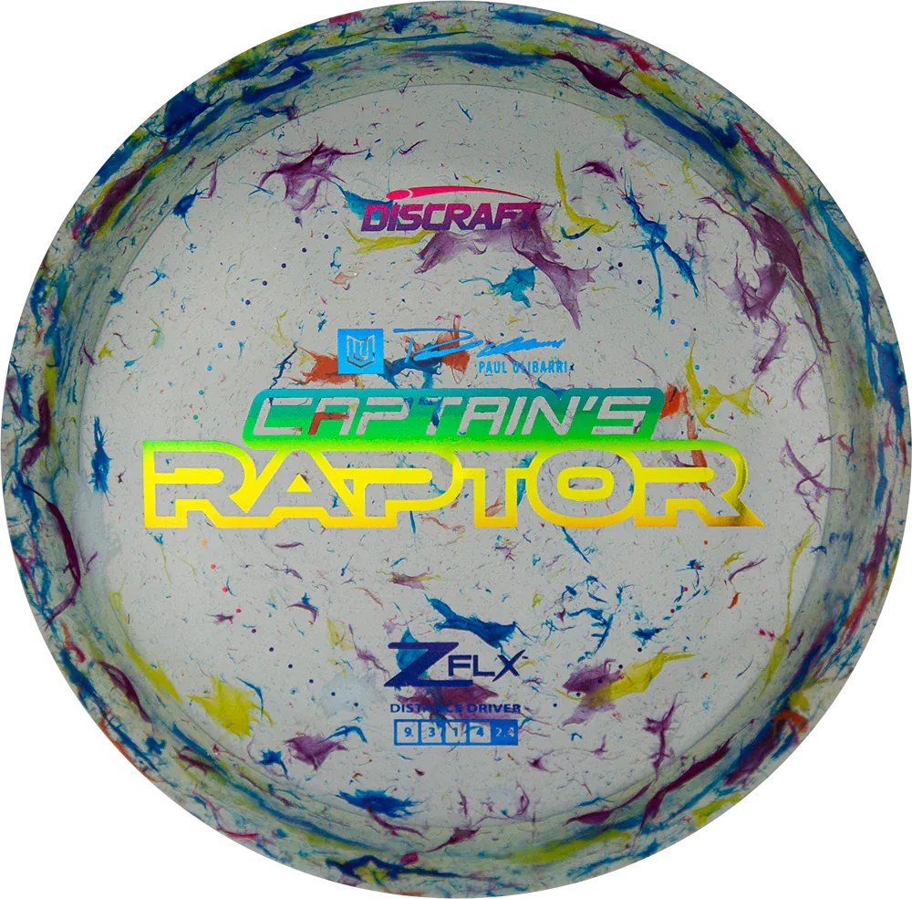 Discraft Captain's Raptor Very Overstable Fairway Driver Disc Golf in Jawbreaker Z FLX Plastic
