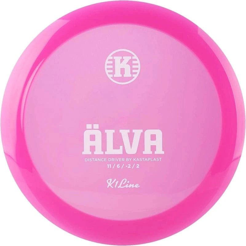 Kastaplast Alva Stable Distance Driver Disc Golf in K1 Line Plastic Pink 