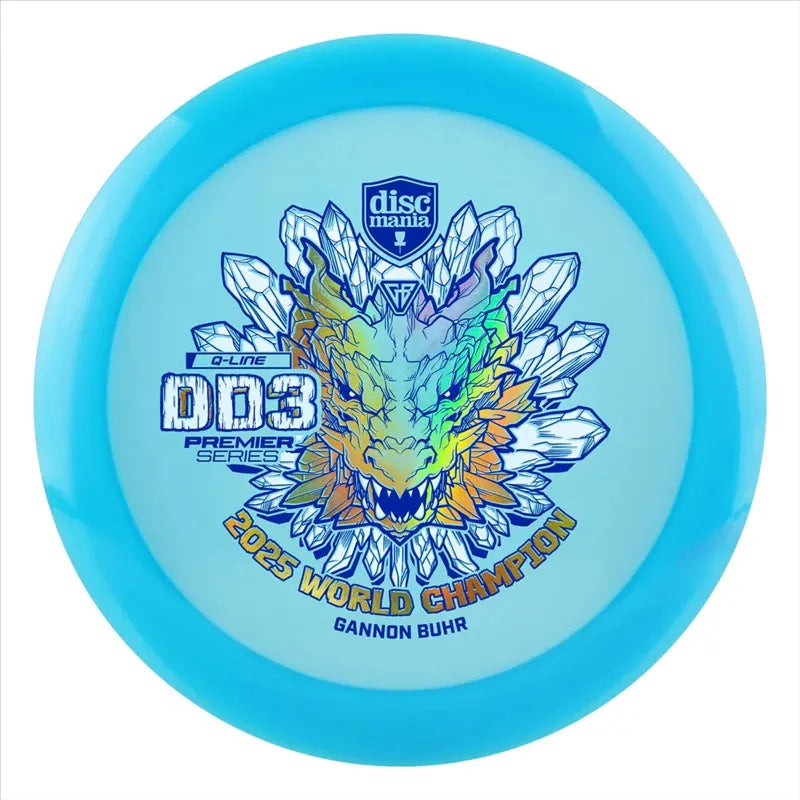 Yellow Discmania DD3 Distance Driver Disc Golf in Q-Line Plastic