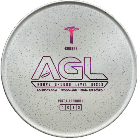 AGL Baobab disc golf putter and approach disc - Woodland