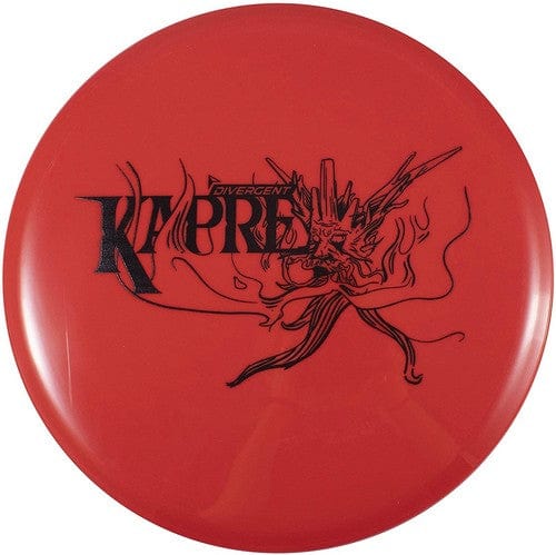 Red Divergent disc with Krypre design